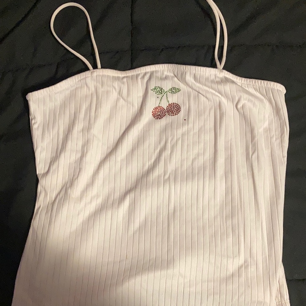 White Cherry tank top